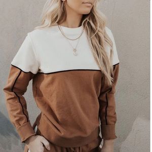 Bohme Juni Colorblock Sweatshirt. Size Small.